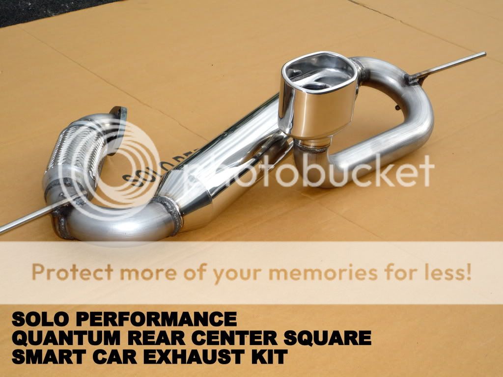 SOLO Performance SMART CAR CENTER EXIT EXHAUST KITS Smart Car Forums